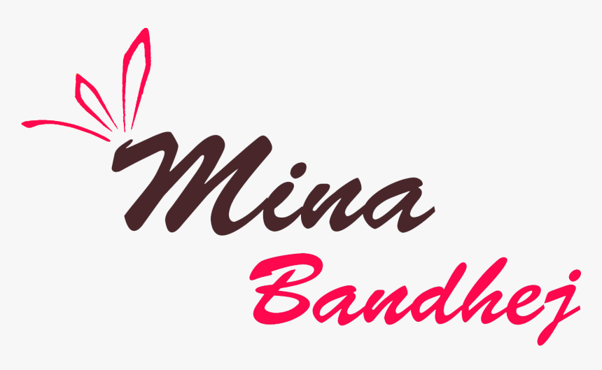 Mina Bandhej Bandhni Center - Calligraphy, HD Png Download, Free Download