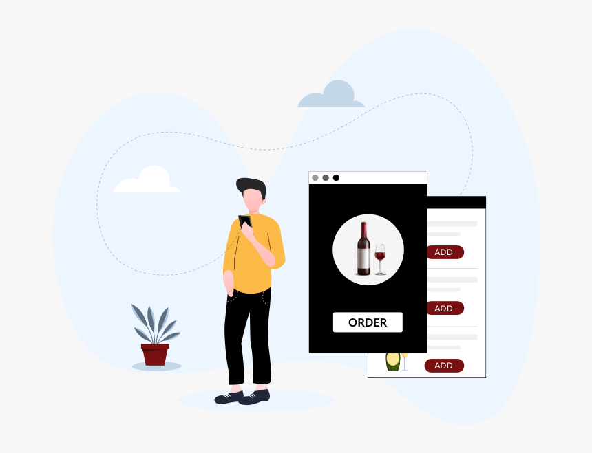 Minibar Delivery App Clone Banner - Illustration, HD Png Download, Free Download