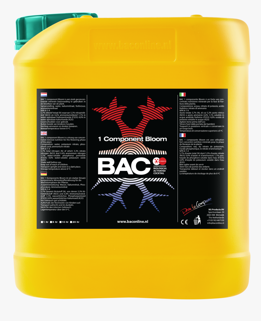 Bac Coco Grow A B 5 Liter, HD Png Download, Free Download