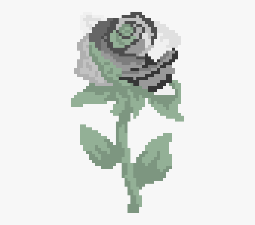 Rainbow Rose Pixel Art, HD Png Download, Free Download