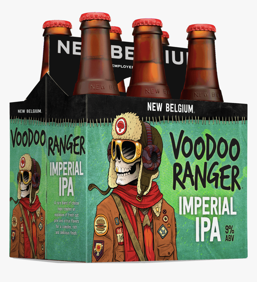 New Belgium Voodoo Ranger Imperial Ipa 6 Pack 12 Oz - Voodoo Ranger Ipa Beer, HD Png Download, Free Download