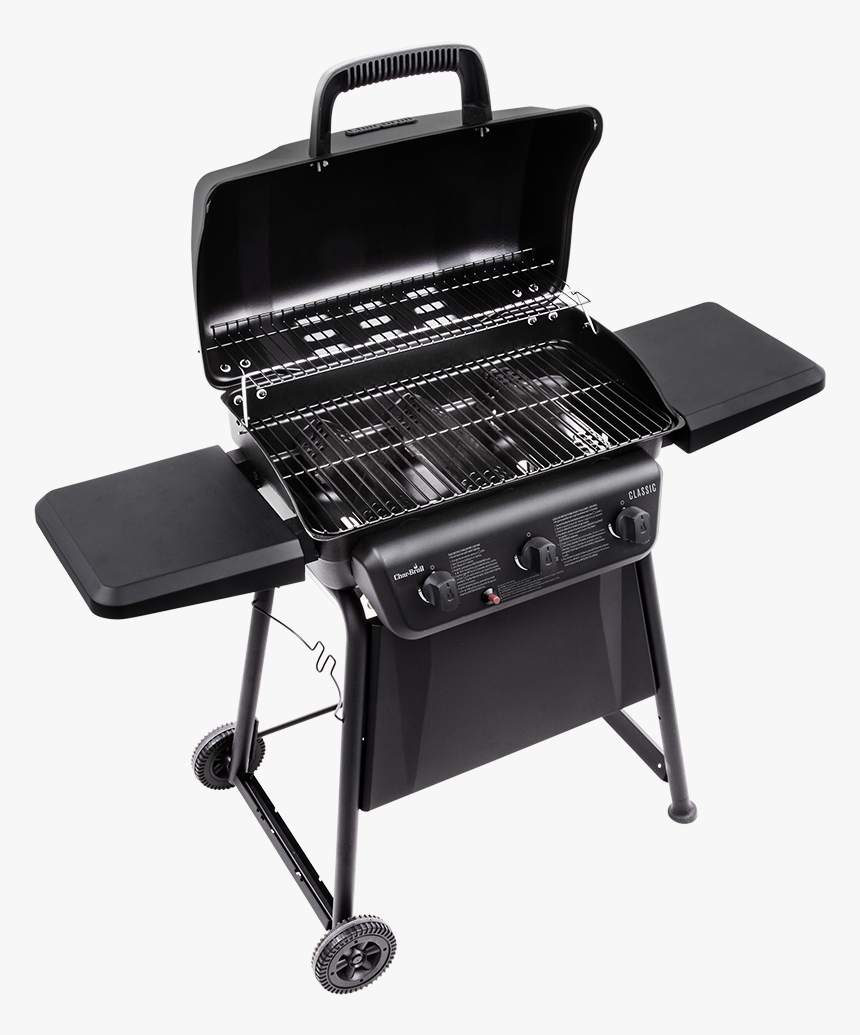 Gas Grill Open Lid - Char Broil Classic 3 Burner, HD Png Download, Free Download