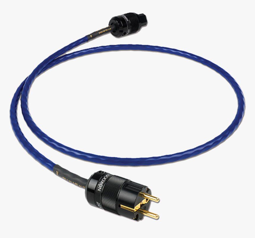 Nordost Blue Heaven Power Cord , Png Download - Nordost Blue Heaven Leif Dây Nguồn, Transparent Png, Free Download