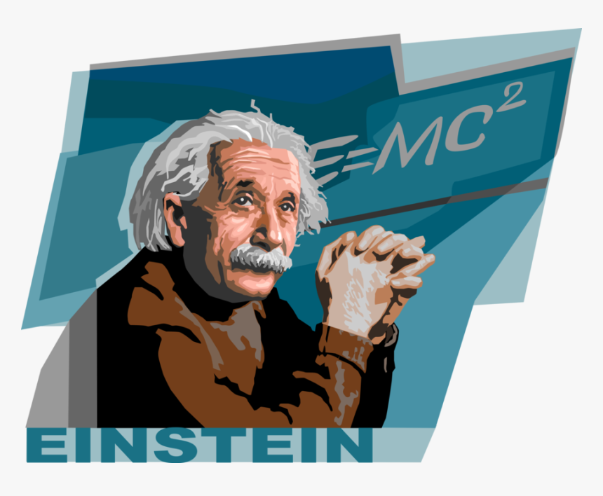 Vector Theory Relativity - Illustration Albert Einstein Png, Transparent Png, Free Download