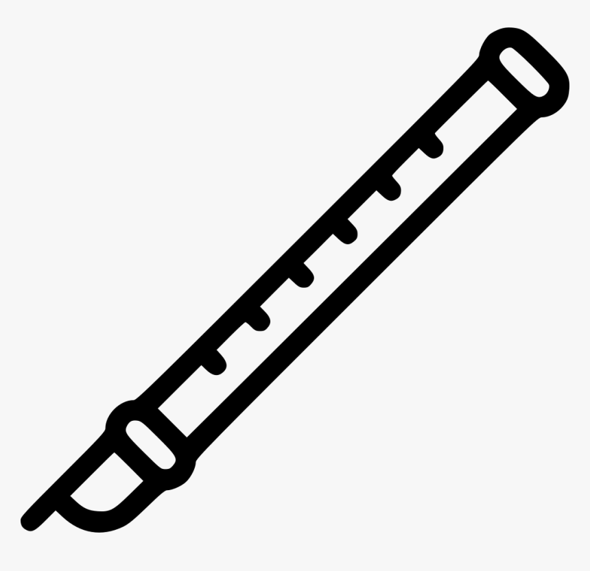 Flute Music Instrument Audio Sound Icon Free Download - Portable Network Graphics, HD Png Download, Free Download