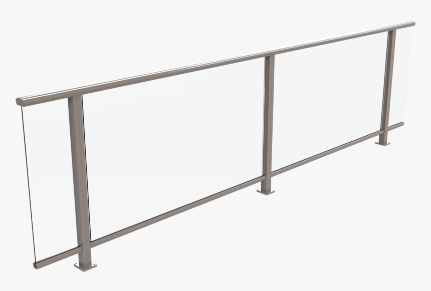 Glass Railing Png - Glass Handrail Png, Transparent Png, Free Download