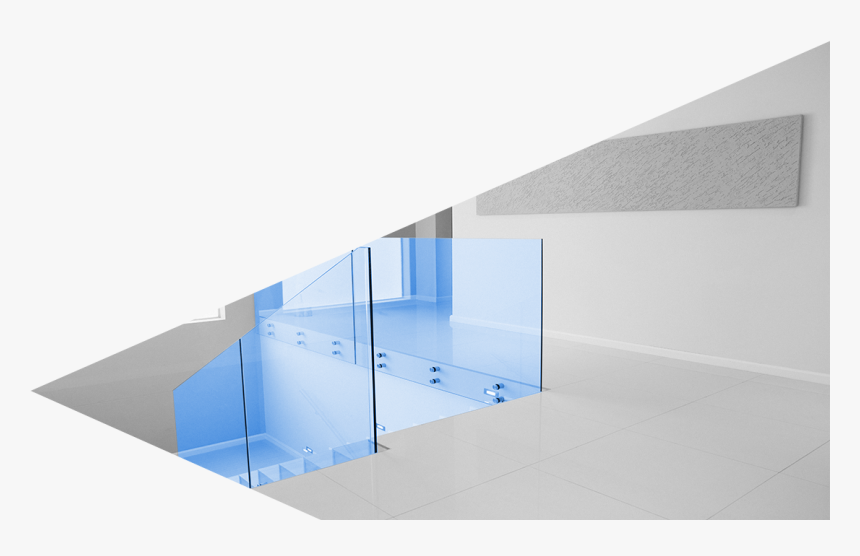 Interior And Exterior Glass Railing - Architecture, HD Png Download, Free Download