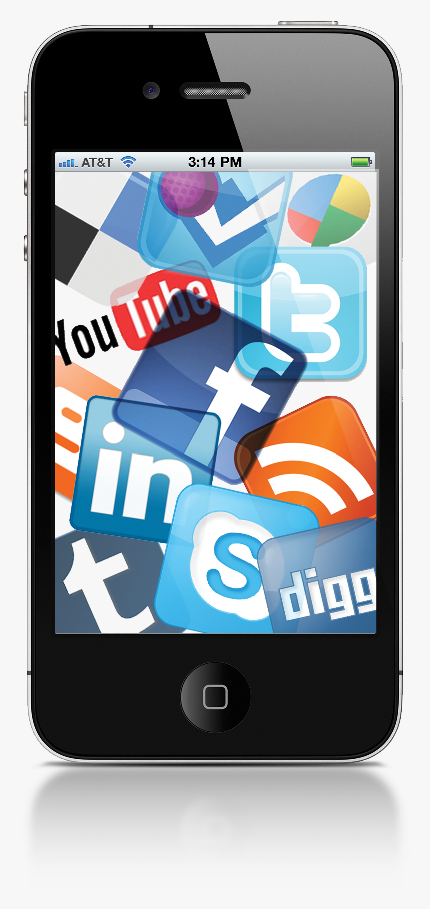 Phone Social Media Png, Transparent Png, Free Download