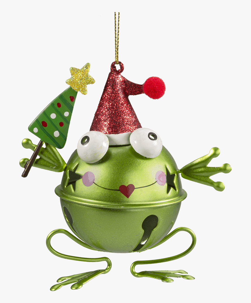 Frog Ball With Bell - Christmas Tree, HD Png Download, Free Download