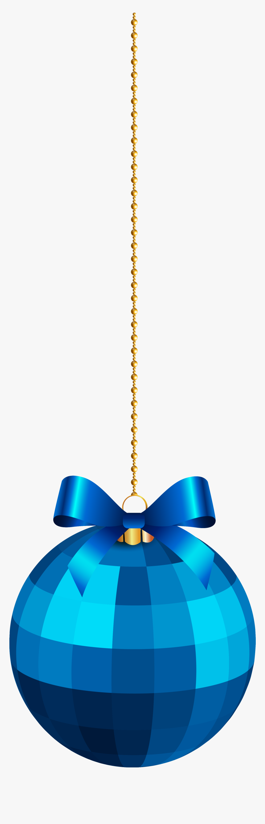 Blue Christmas Ball Hanging Clipart , Png Download - Christmas Balls Png Blue, Transparent Png, Free Download