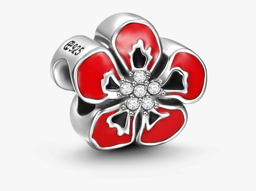 Red Plumeria - Engagement Ring, HD Png Download, Free Download