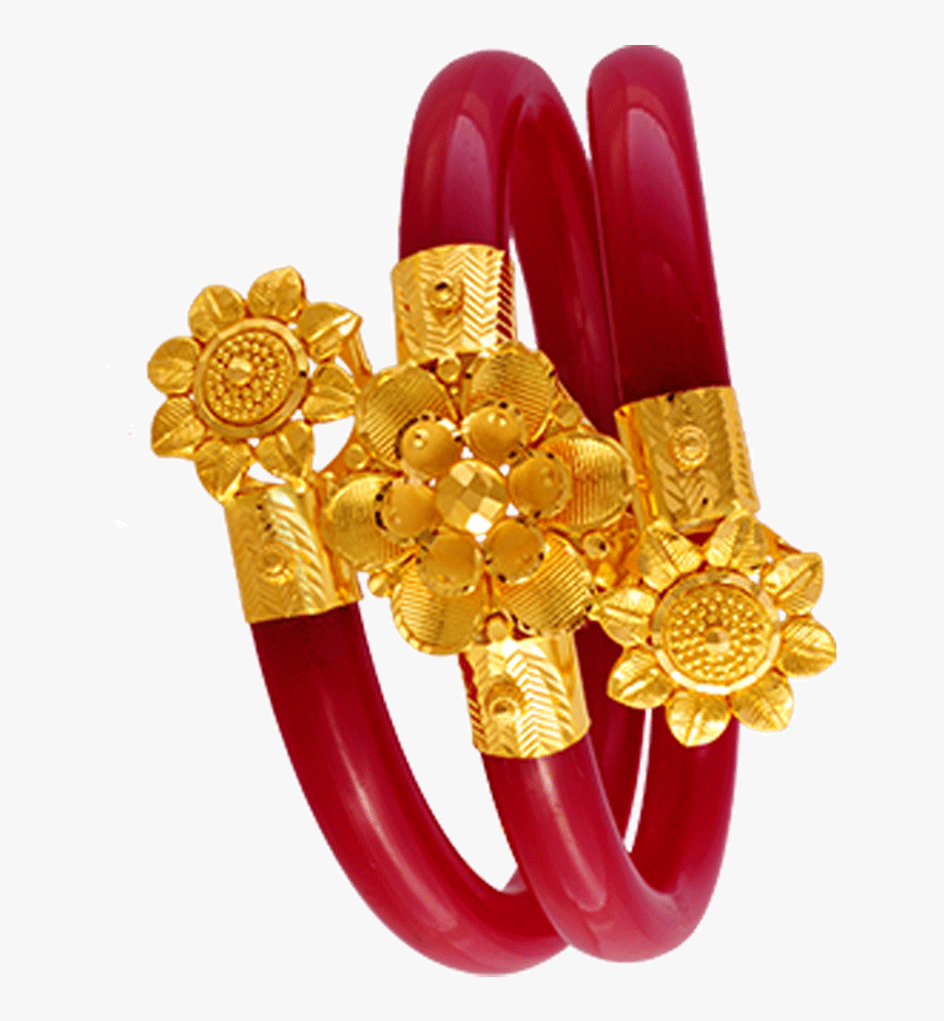 22kt Yellow Gold Pola Bangle For Women - Body Jewelry, HD Png Download, Free Download
