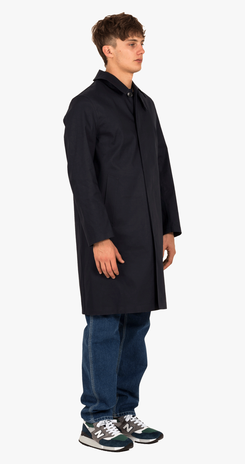 Gents Gr-001d Ro3716 Navy - Overcoat, HD Png Download, Free Download