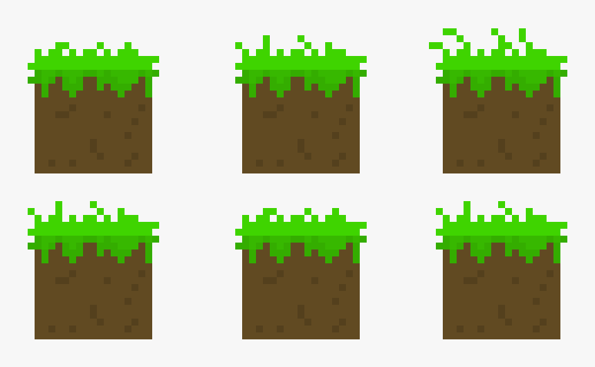 Animated Grass Pixel Art, HD Png Download, Free Download