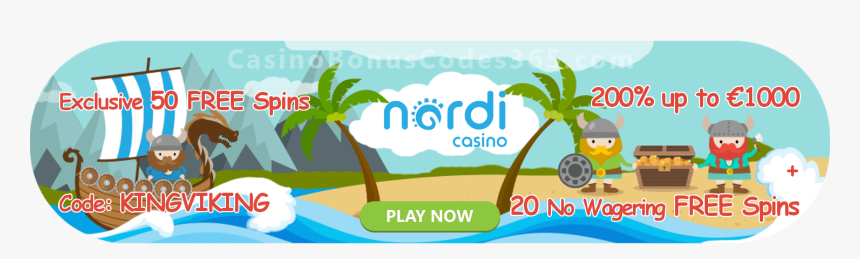 Nordicasino Exclusive 50 Free Spins Welcome Offer - Vacation, HD Png Download, Free Download