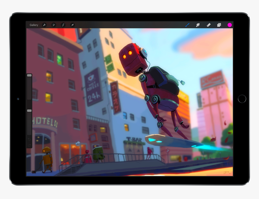 Ipad Pro With Procreate, HD Png Download, Free Download