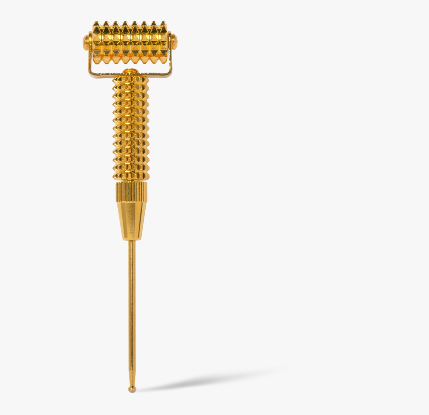 Golden Facial Roller Spikey - Cable, HD Png Download, Free Download