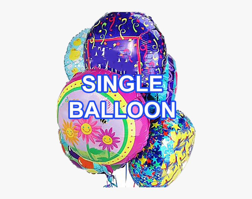 Single Balloons To Match Occasion - Balloon, HD Png Download, Free Download