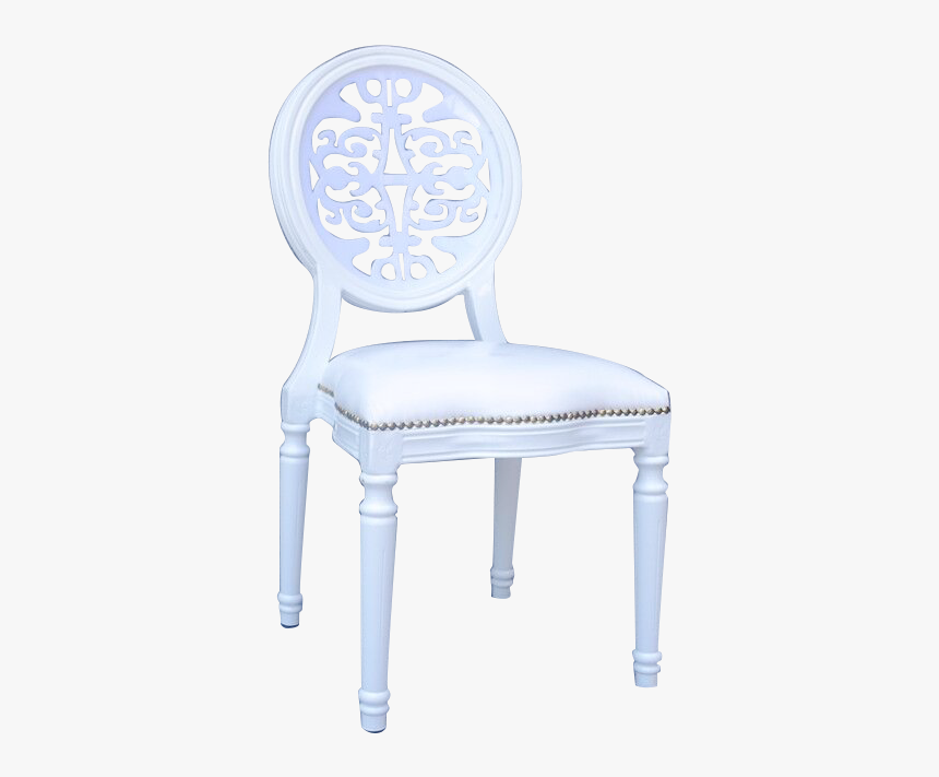 Royal White Pu Banquet Imitated White Wedding Chairs - Chair, HD Png Download, Free Download