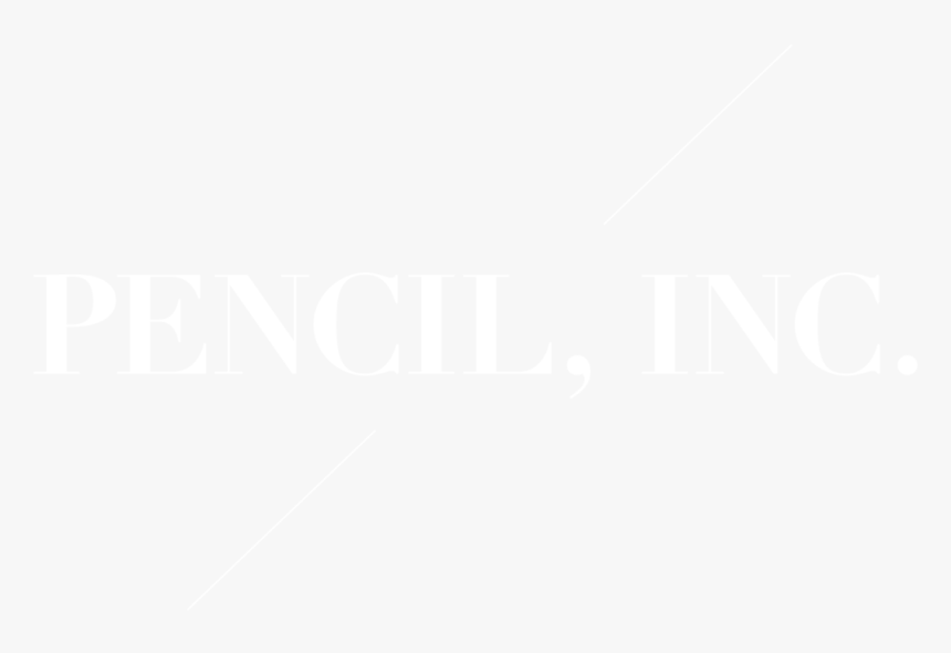 Pencil Inc Logo White - Johns Hopkins Logo White, HD Png Download, Free Download