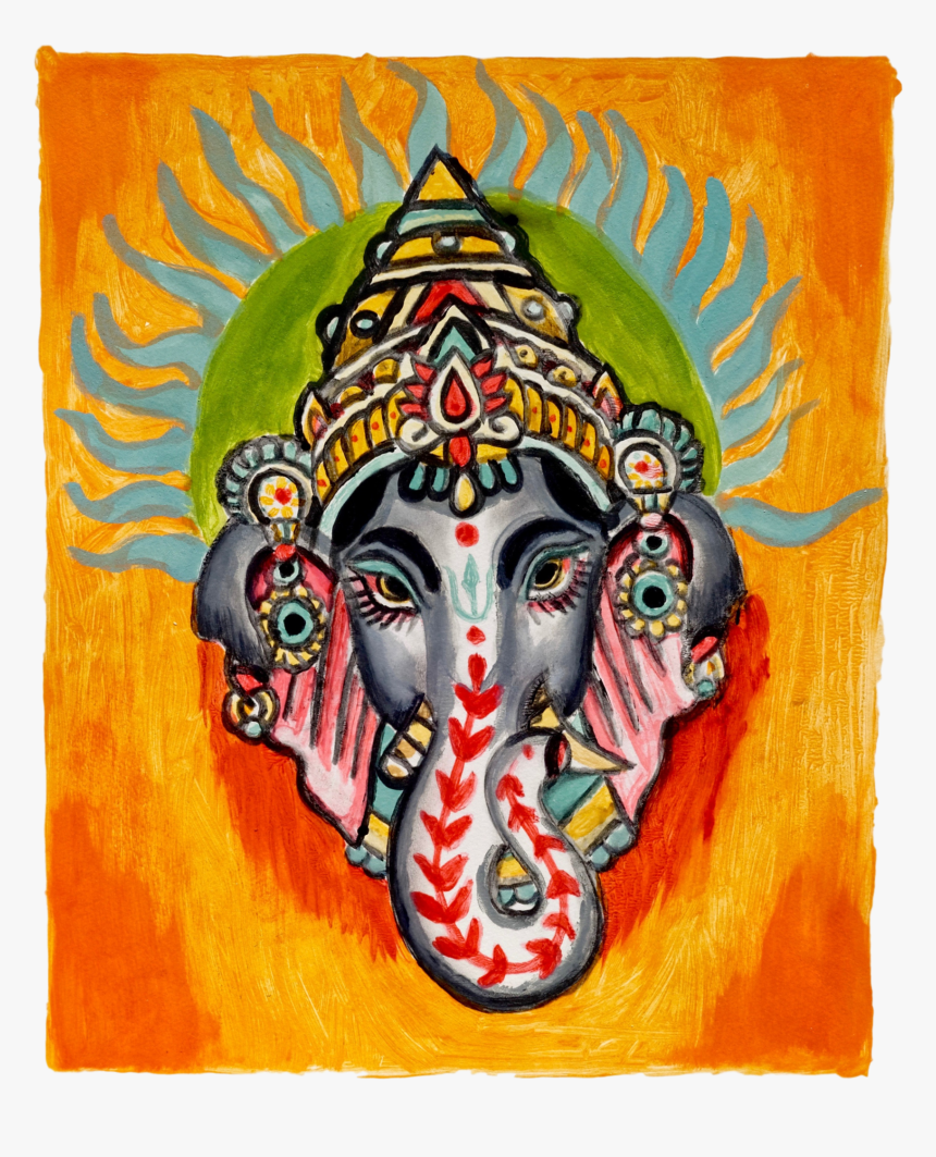 Maha Ganapati - Painting, HD Png Download, Free Download