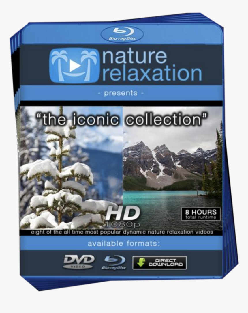 The Iconic Collection Eight 1-hour Hd Nature Relaxation - Moraine Lake, HD Png Download, Free Download