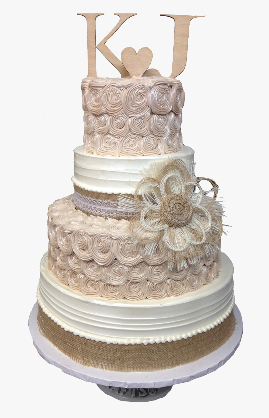 Initial Wedding - Wedding Cake, HD Png Download, Free Download