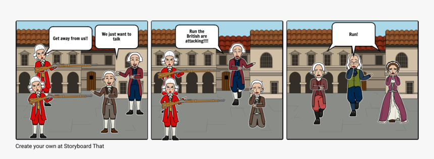 Cartoon Of The Boston Massacre Loyalist Perspective, HD Png Download, Free Download