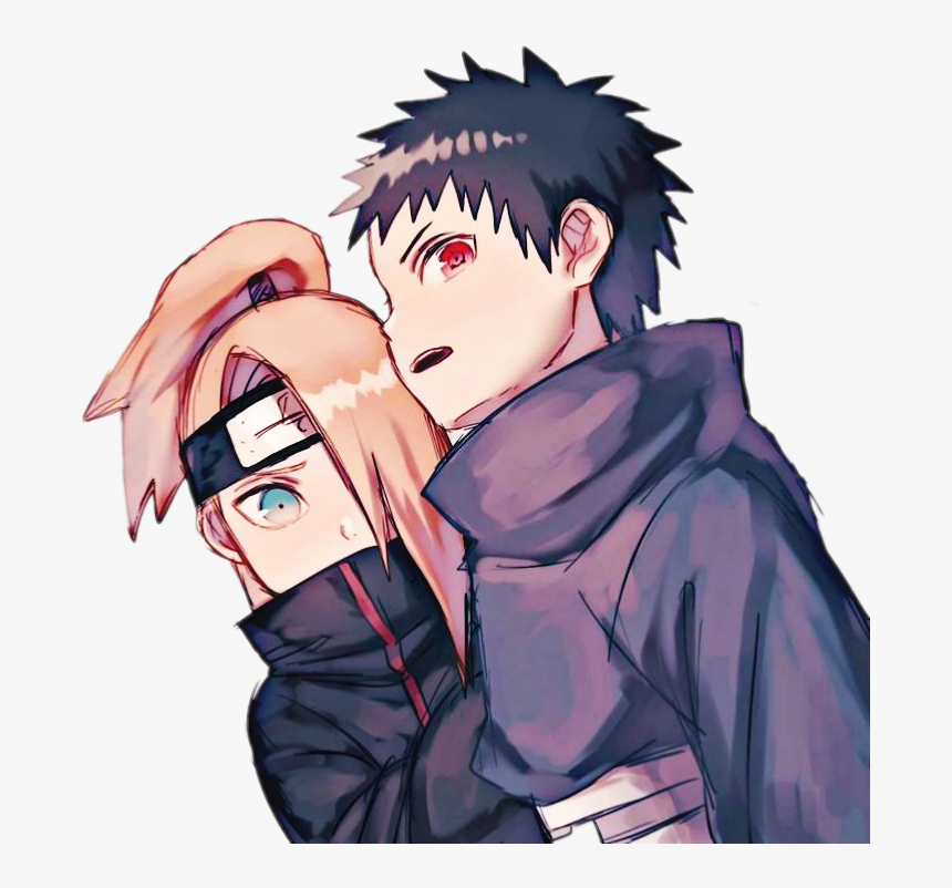 #deidara #obito #kakashi #tobi - Cartoon, HD Png Download, Free Download