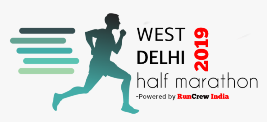West Delhi Half Marathon Tickets By Runcrew India, - Running, HD Png Download, Free Download