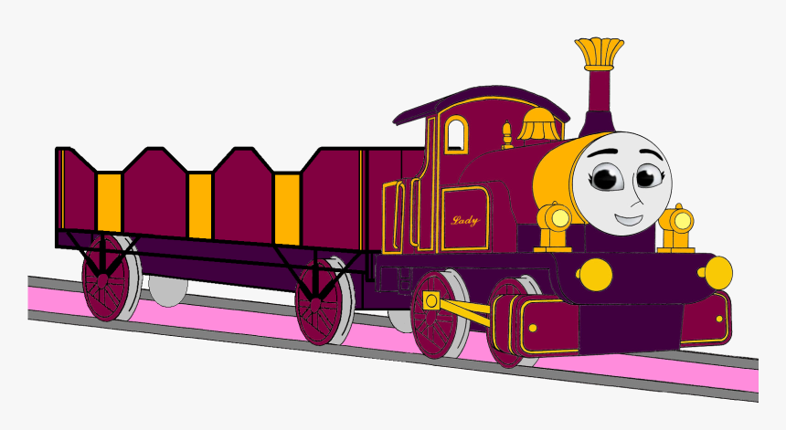 Lady With Her Open-topped Carriage - Thomas The Tank Engines Faces, HD Png Download, Free Download