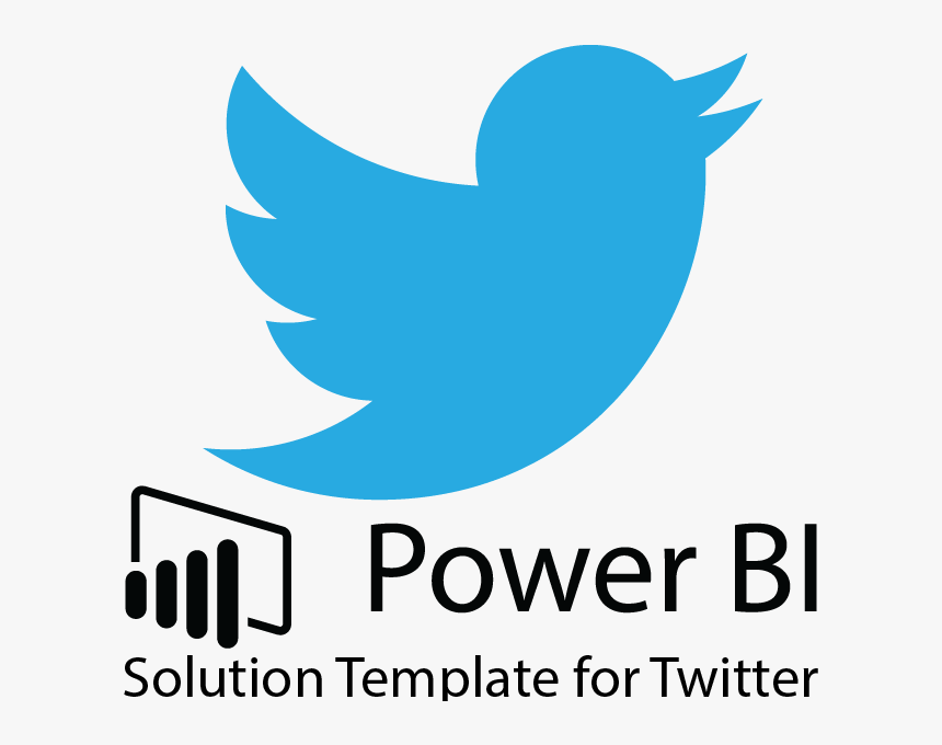 Customize Power Bi Solution Template Twitter - Power Bi, HD Png Download, Free Download