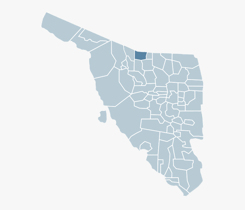 Nogales Sonora Map - Municipalities Of Sonora, HD Png Download, Free Download