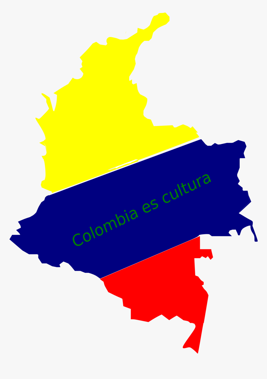 Mapa De Colombia - Map Of Colombia, HD Png Download, Free Download