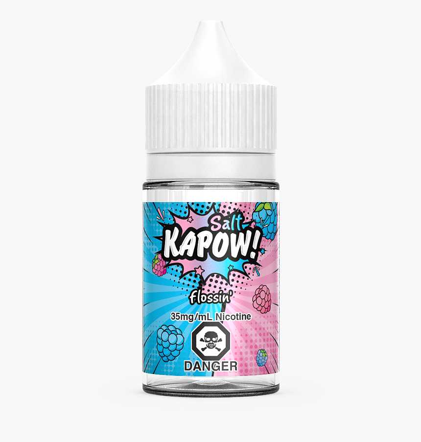 Flossin Salt E-liquid - Flossin By Kapow Salt, HD Png Download, Free Download