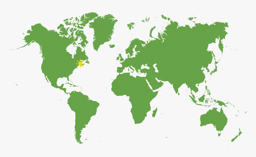 High Resolution Illustrator World Map Vector , Png - World Map Png Footer, Transparent Png, Free Download