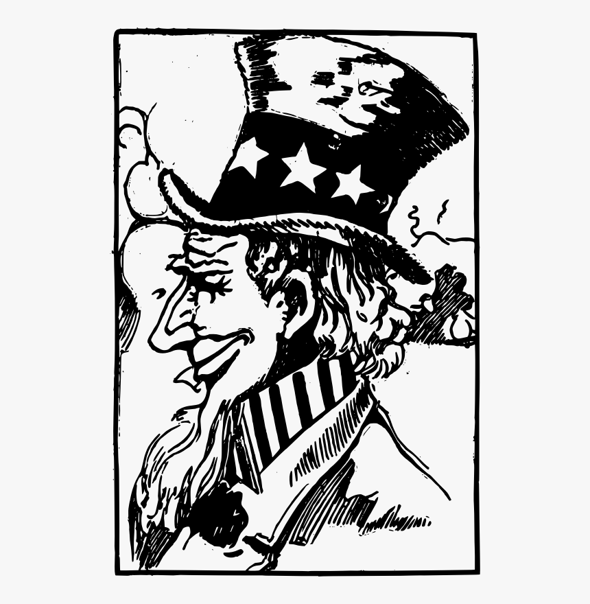 Creepy Uncle Sam - Clip Art, HD Png Download, Free Download