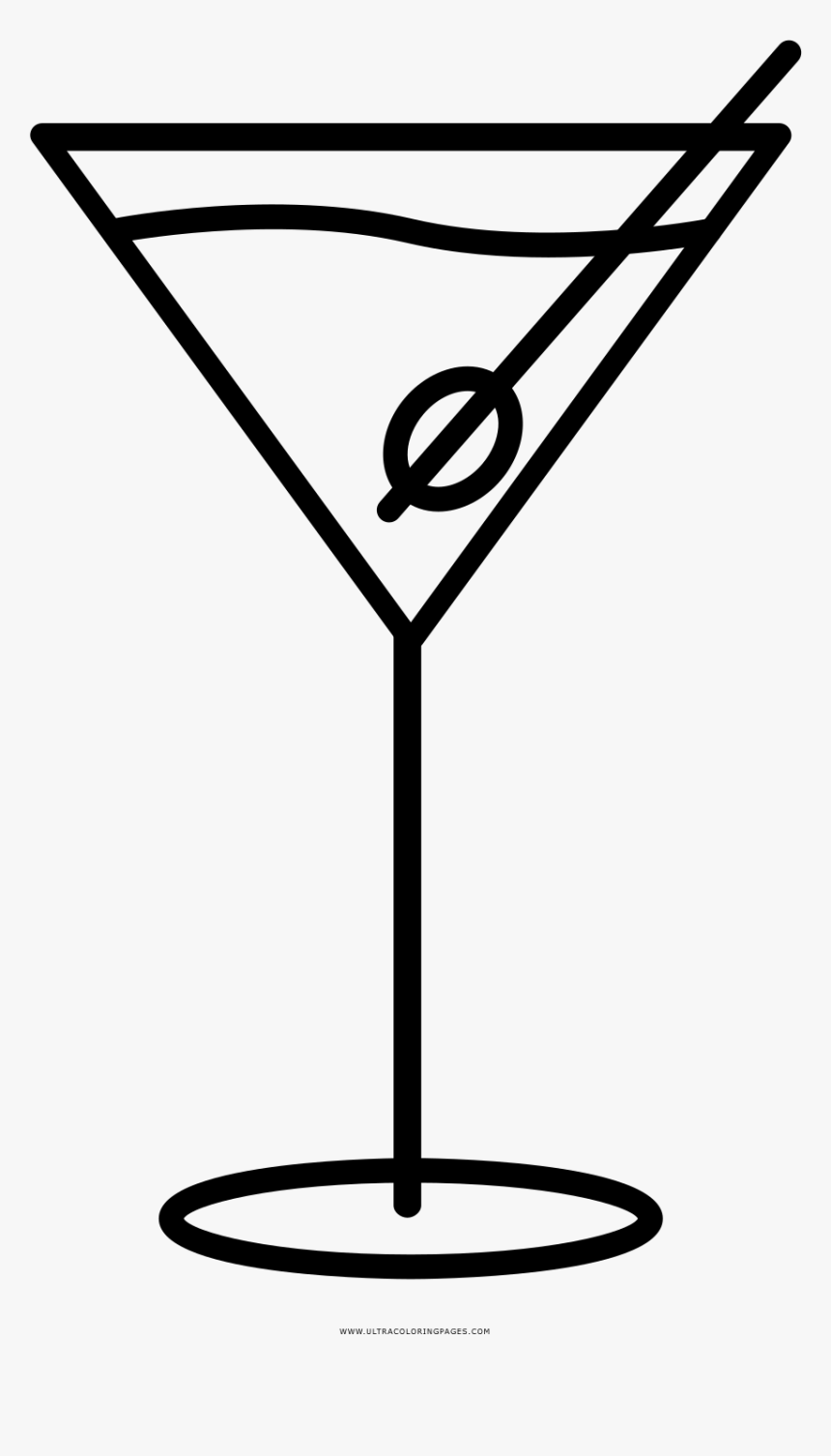 Martini Coloring Page Logo Cocktail Png Transparent Png Kindpng