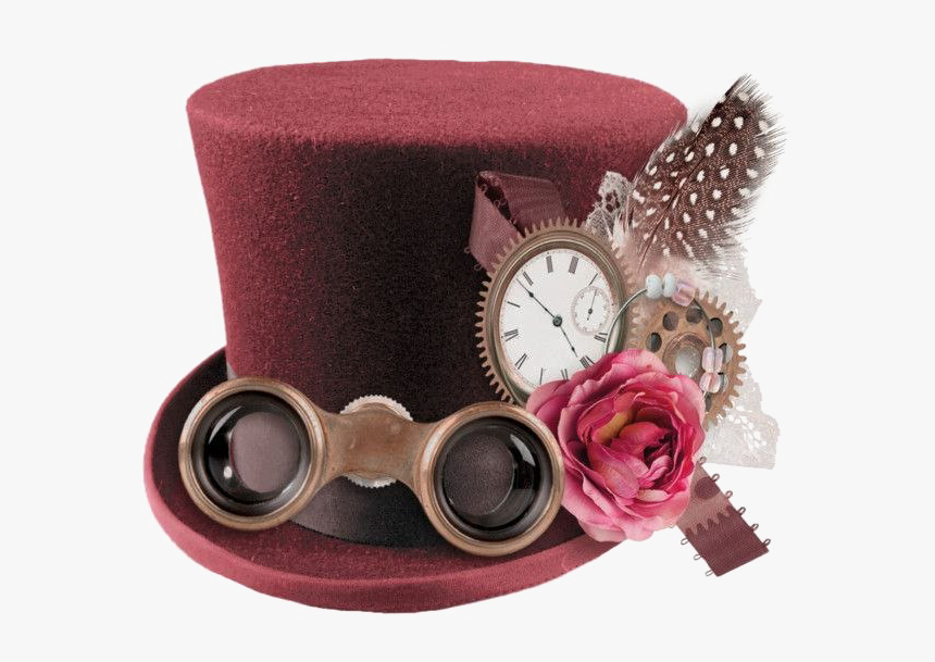 Steampunk Hat Png Image Background - Top Hat, Transparent Png, Free Download