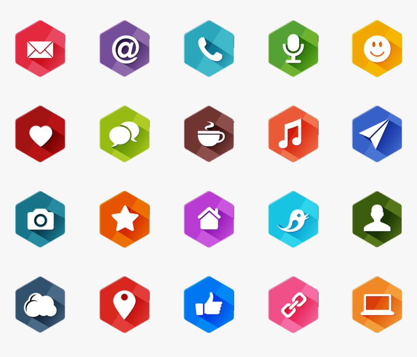 Icons Png Image Free Download - Icons Music Social Media, Transparent Png, Free Download