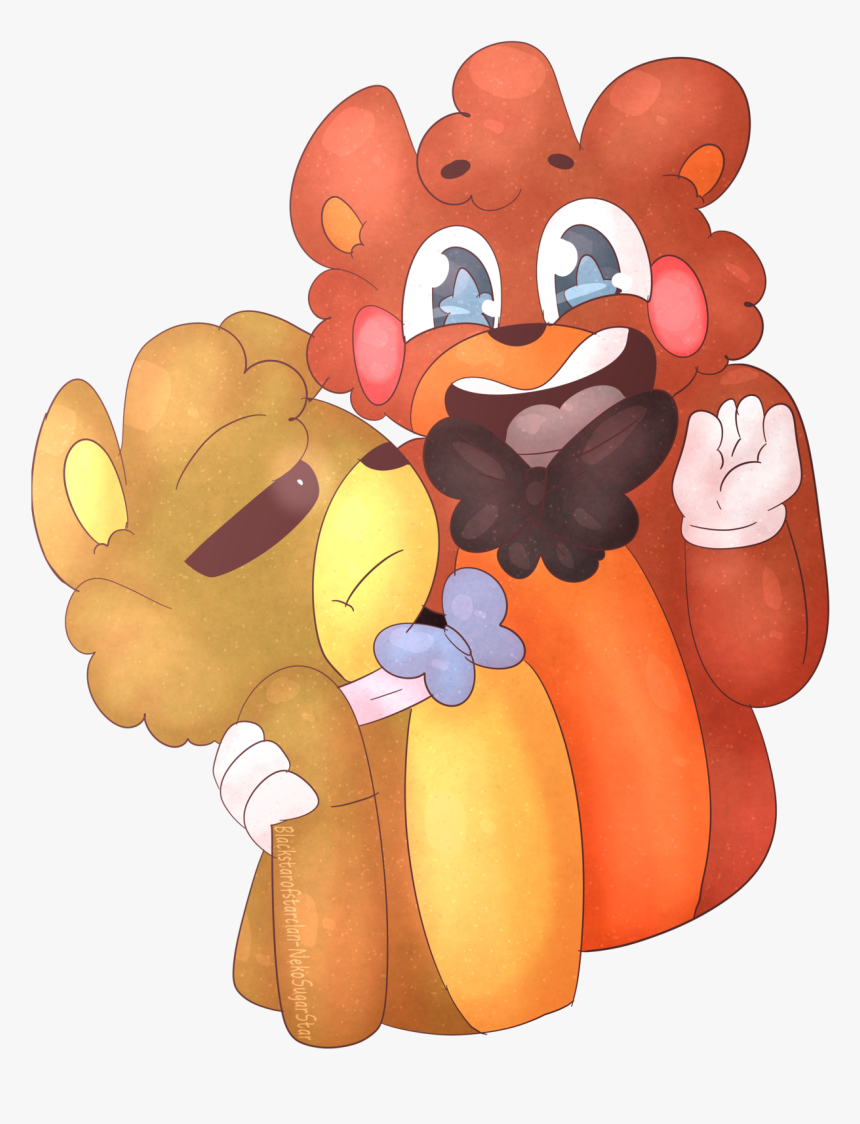 Goldie X Toy Fred Because Why Not - De Freddy X Golden Freddy, HD Png Download, Free Download