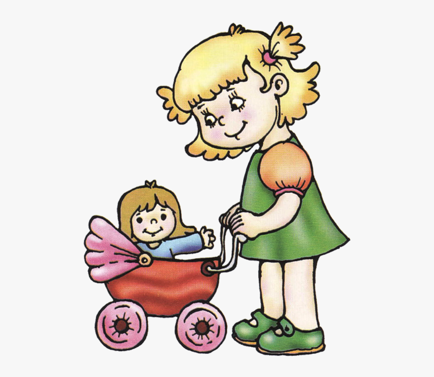 Jugando A Ser Mama Clipart , Png Download - Jugar A La Mama Dibujo, Transparent Png, Free Download