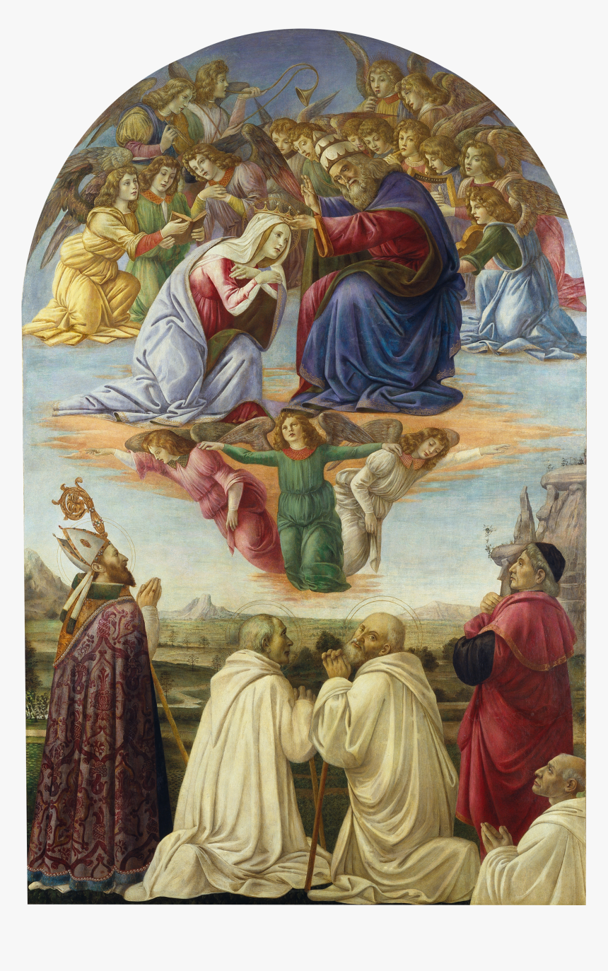 Sandro Botticelli The Coronation Of The Virgin, HD Png Download, Free Download