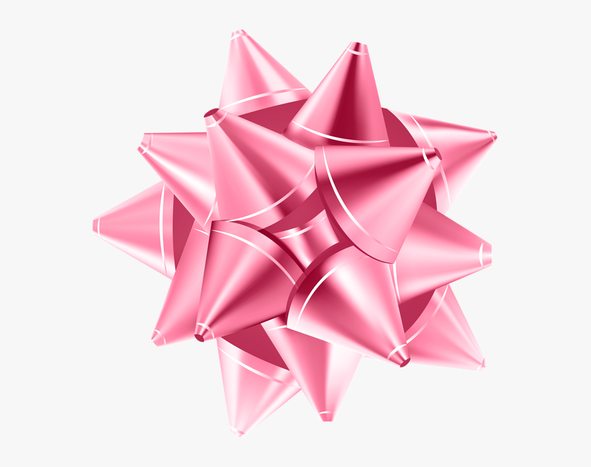 Gift Bow Png - Pink Bow Gift Png, Transparent Png, Free Download