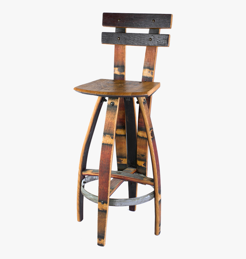 Wine Barrel Bar Chairs, HD Png Download, Free Download