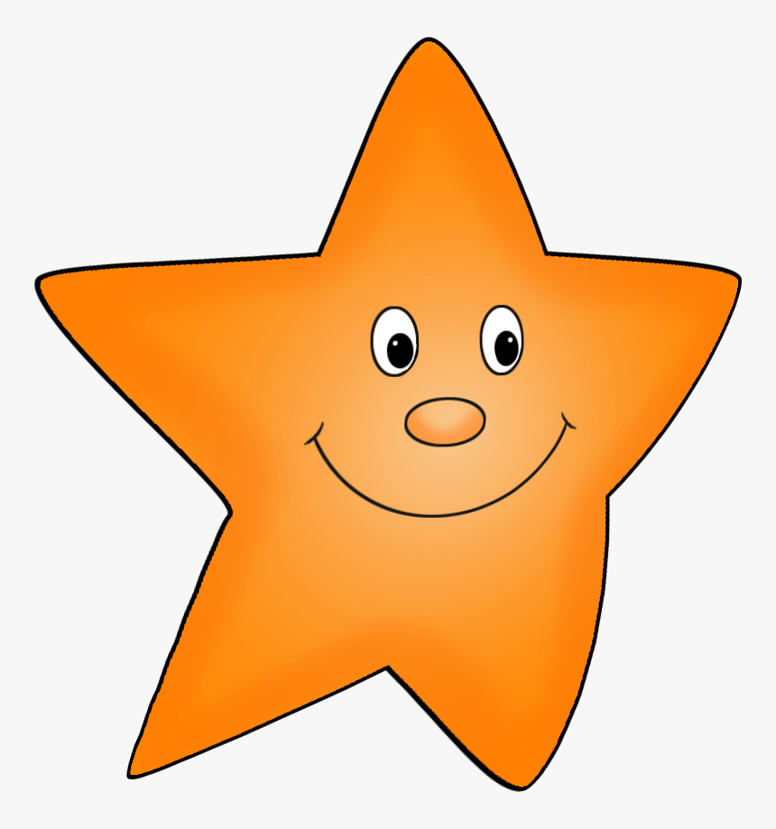 Sleeping Star Cliparts - Star Clipart Smiley, HD Png Download, Free Download