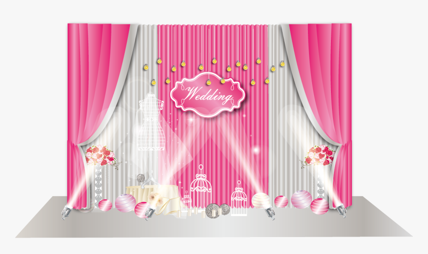 Vector Stage Layout Scene Wedding Free Download Png - Wedding Stage Background Vector, Transparent Png, Free Download