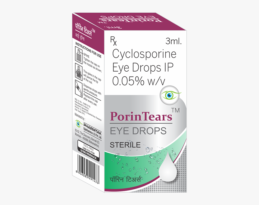 Top Tear Eye Drops, HD Png Download, Free Download