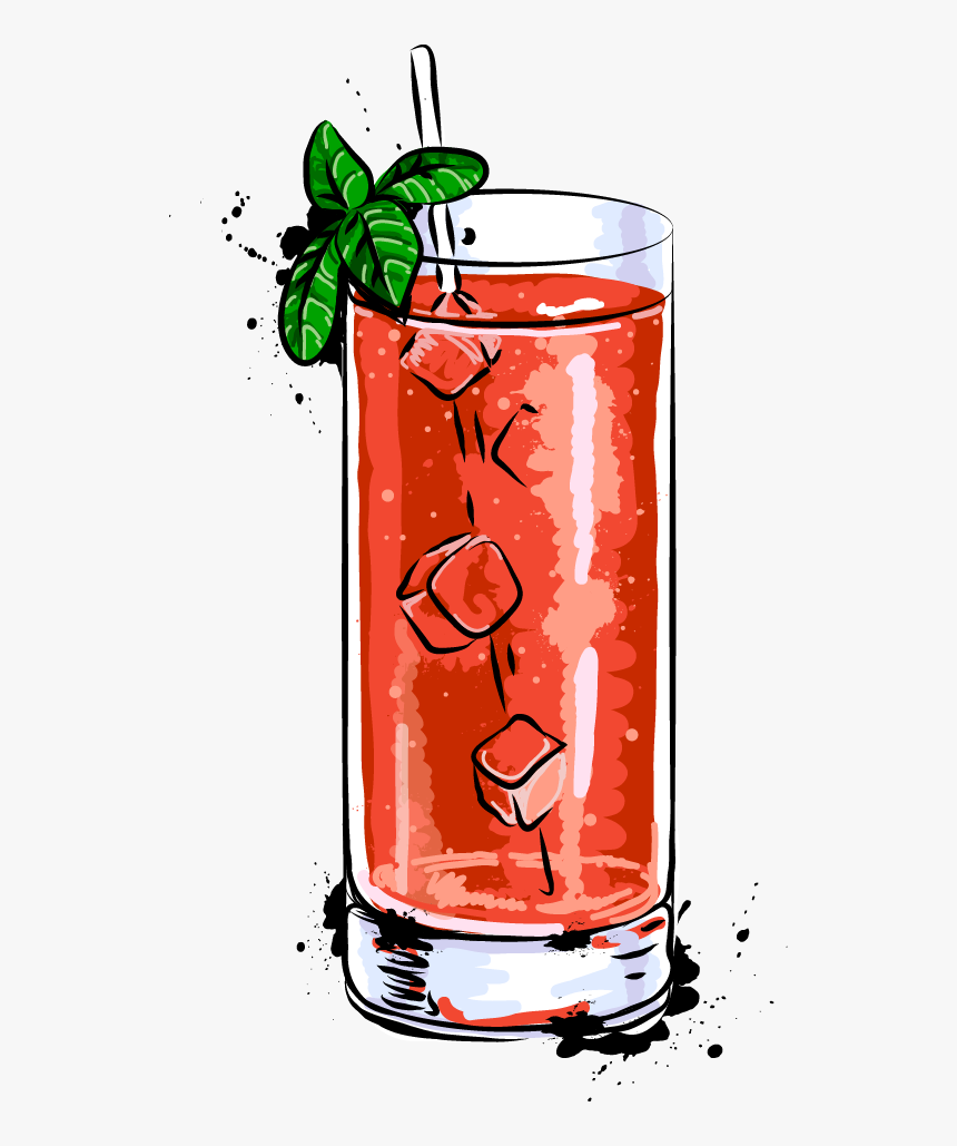 Juice Cocktail Bloody Mary Margarita Mojito - Bloody Mary Drawing, HD Png Download, Free Download