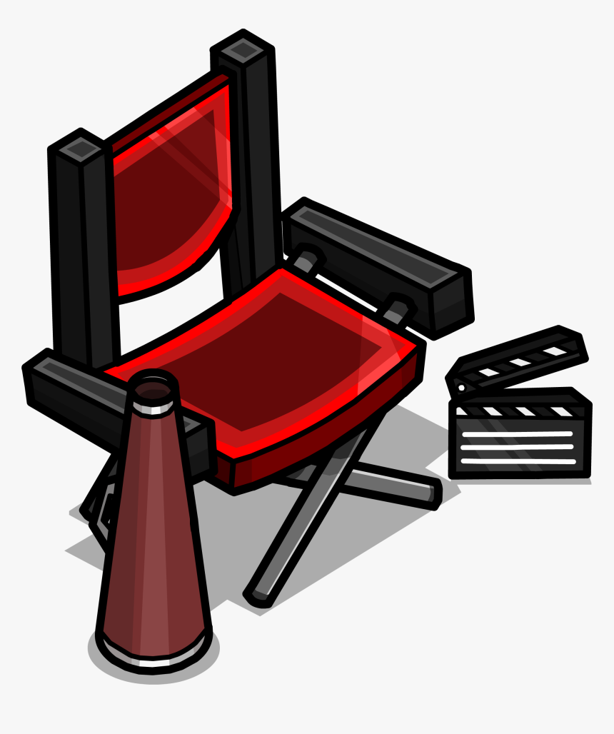 Director’s Chair Transparent Background - Directors Chair Clip Art, HD Png Download, Free Download